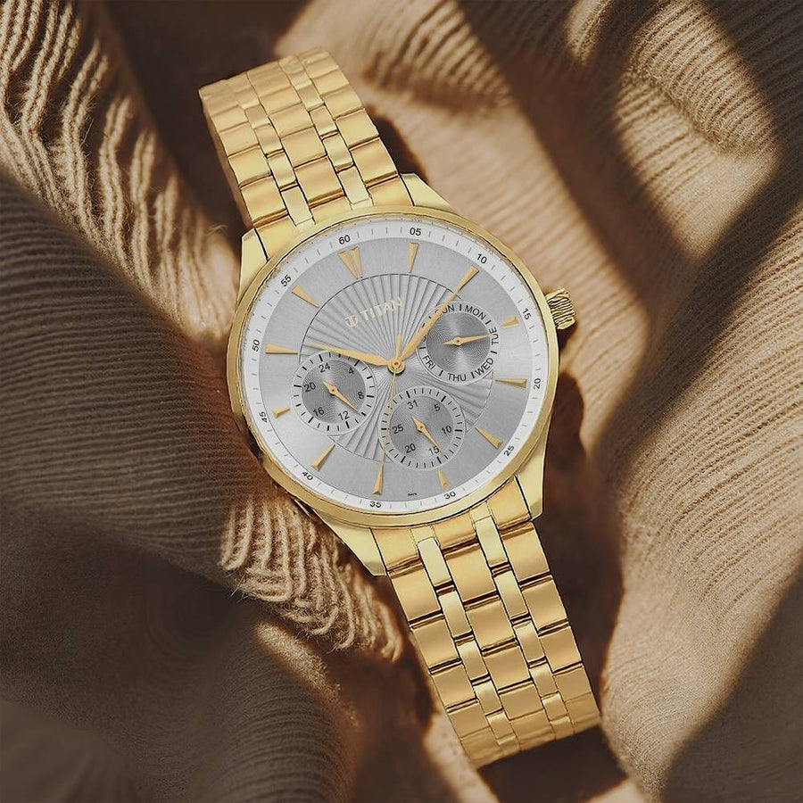 90127YM04 Opulent Men Multifunction Quartz Watch 42mm