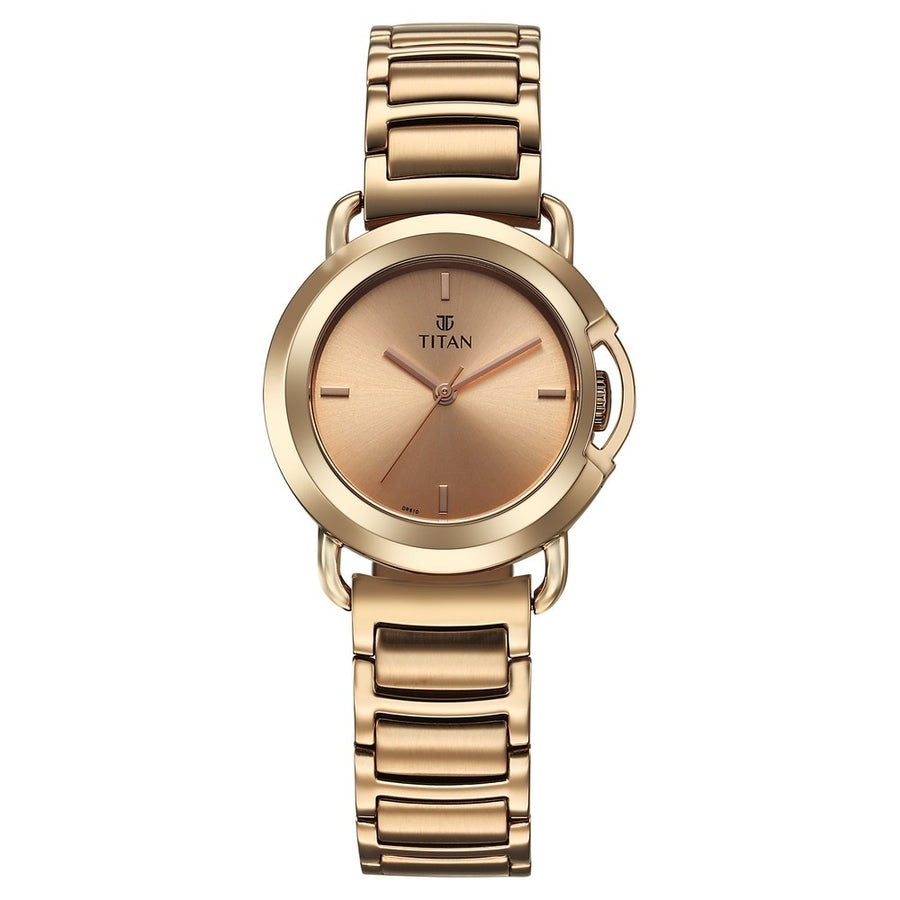 Titan 95324WM01 Workmode Women 3 Hands Quartz Watch 32mm