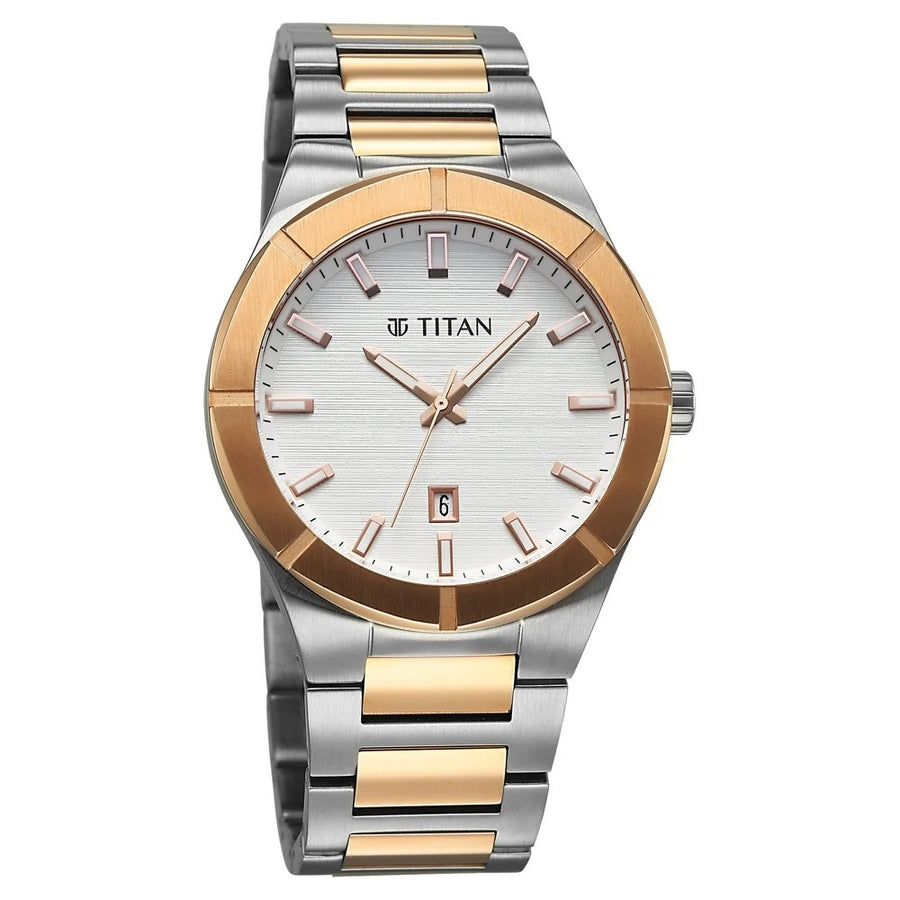 90240KM01 Regalia Marque Men 3 Hands w/ Date Quartz Watch 43mm