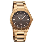 90240WM01 Regalia Marque Men 3 Hands w/ Date Quartz Watch 43mm