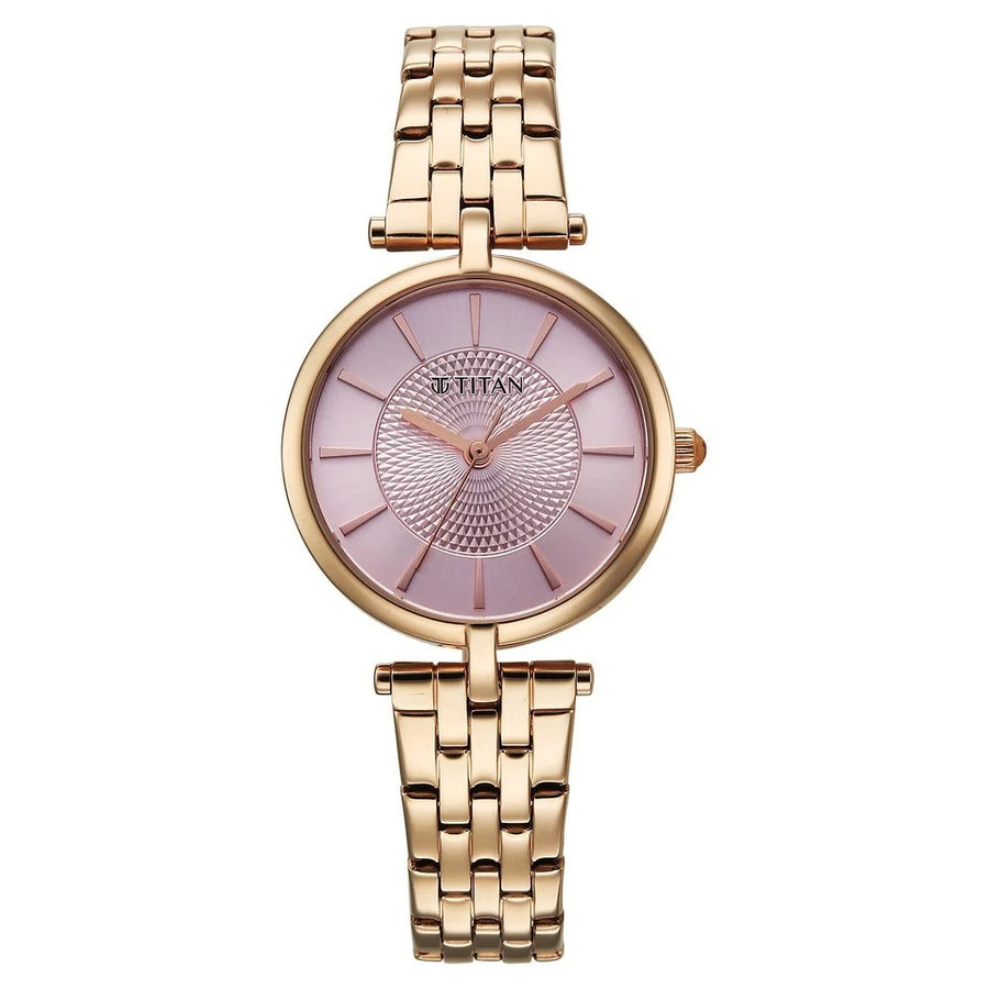 Titan 95351WM01 Workmode Women 3 Hands Quartz Watch 30mm