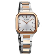 95291KM01 Slim Square Women 2 Hands w/ Date Quartz Watch 30.8mm