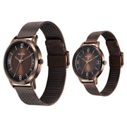 18062648QM01 Bandhan Couple 3 Hands Quartz Watch 24mm