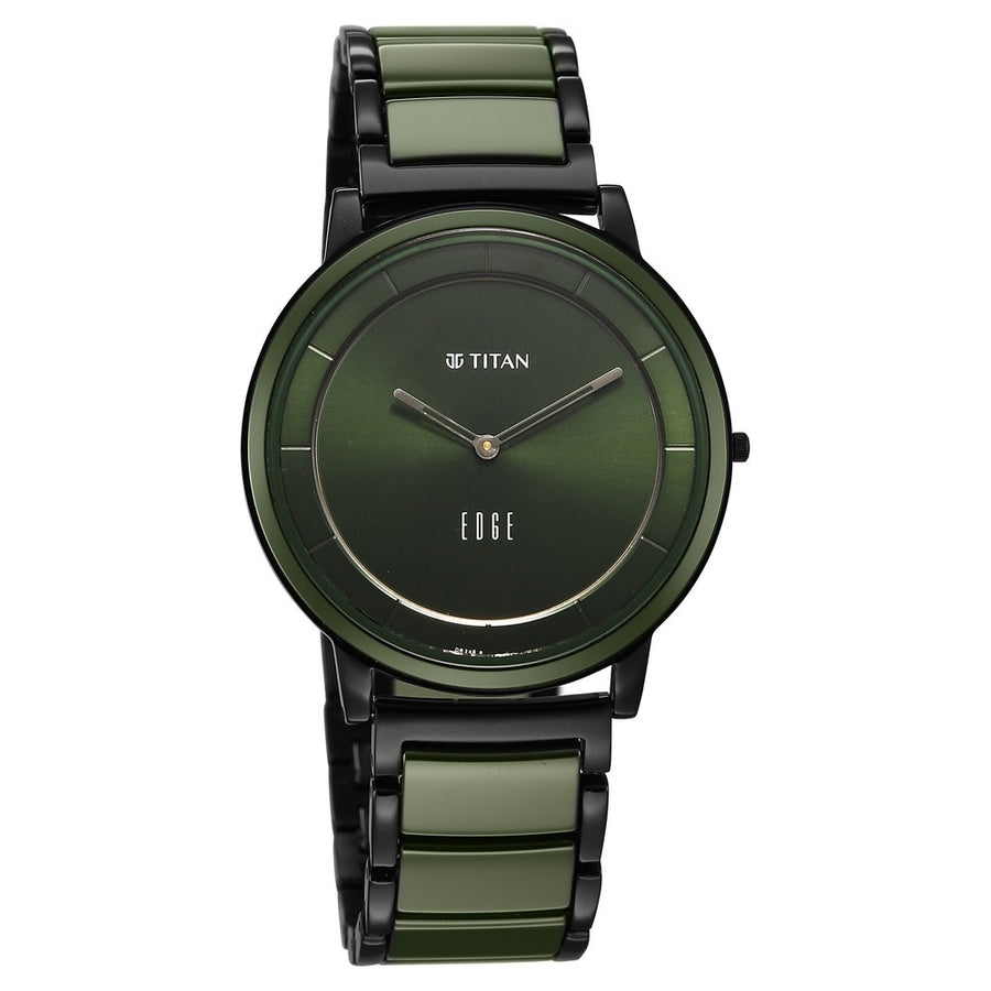Titan 1878KD05 Edge Melange Men 2 Hands Quartz Watch 41mm
