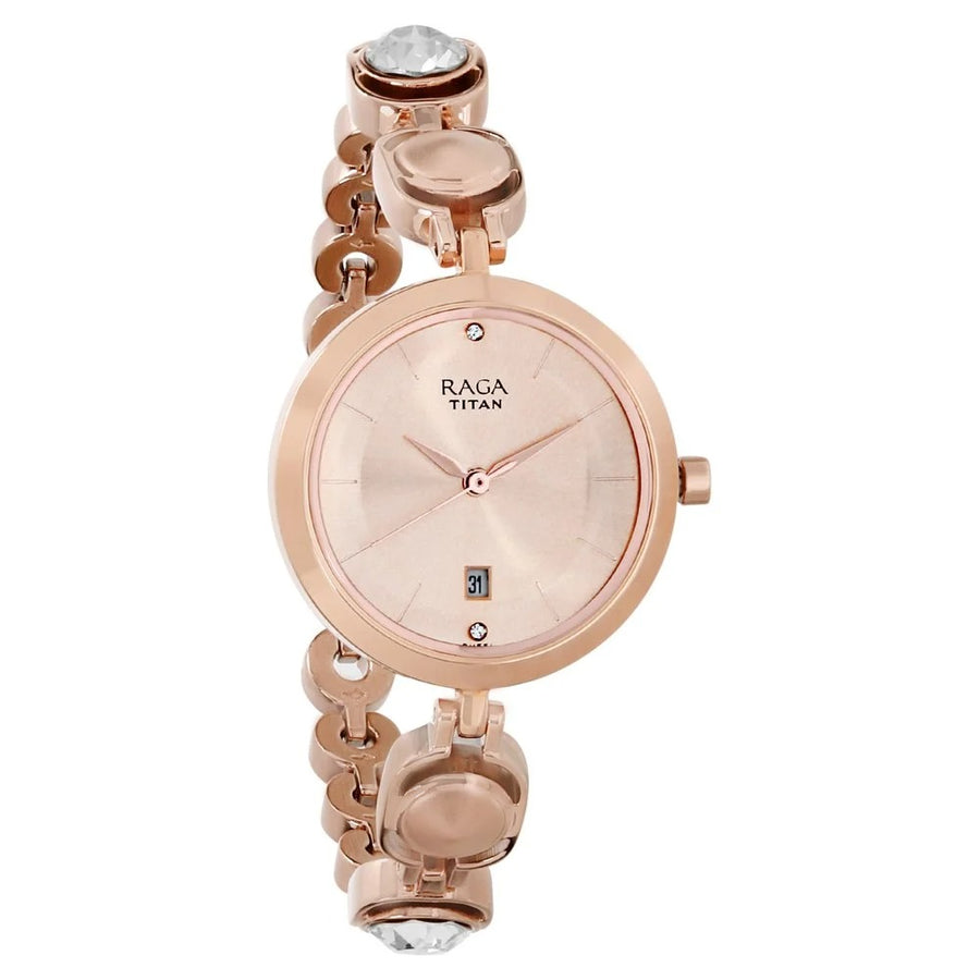 2606WM02 Raga Viva Women 3 Hands w/ Date Quartz Watch 28mm