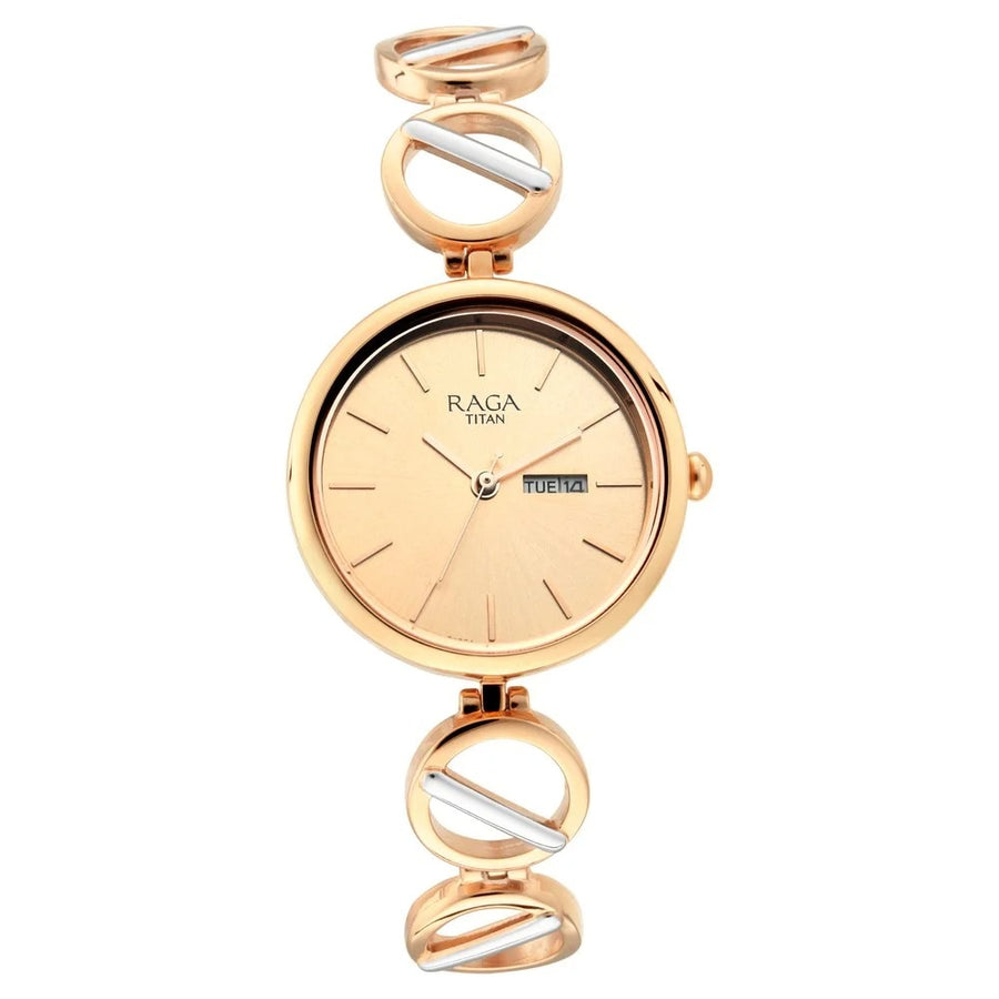 Titan 2644KM02 Raga Viva Women 3 Hands w/ Date Quartz Watch 31mm