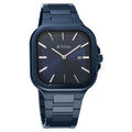 90176QM01 Classique Slim Square Men 2 Hands w/ Date Quartz Watch 41mm