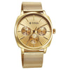 Titan 90189YM02 Classique Suave Men Multifunction Quartz Watch 43mm