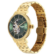 90222YM01 Ying Yang Skeletal Men 3 Hands Automatic Watch 42mm