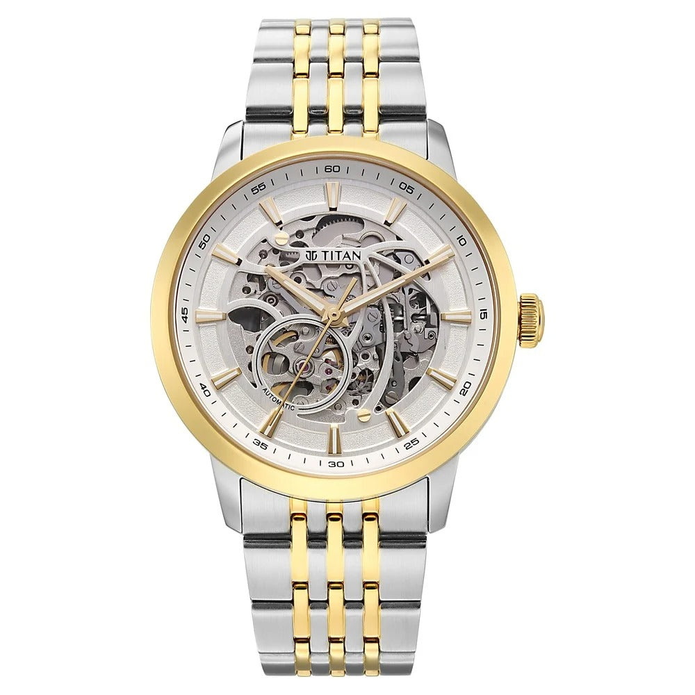 90223BM01 Phoenix Skeletal Men 3 Hands Automatic Watch 43mm