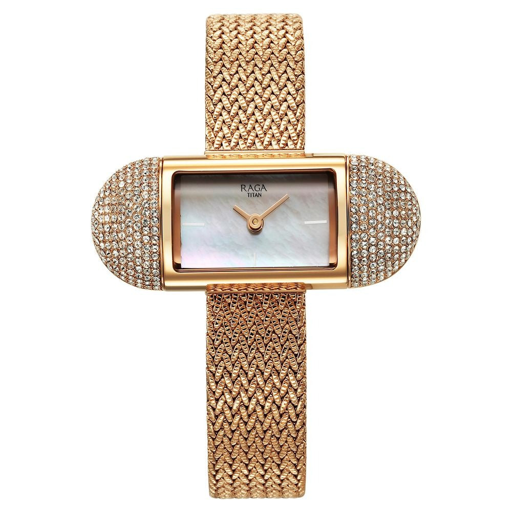 95259WM01F Raga Memoirs Women 2 Hands Quartz Watch 45mm