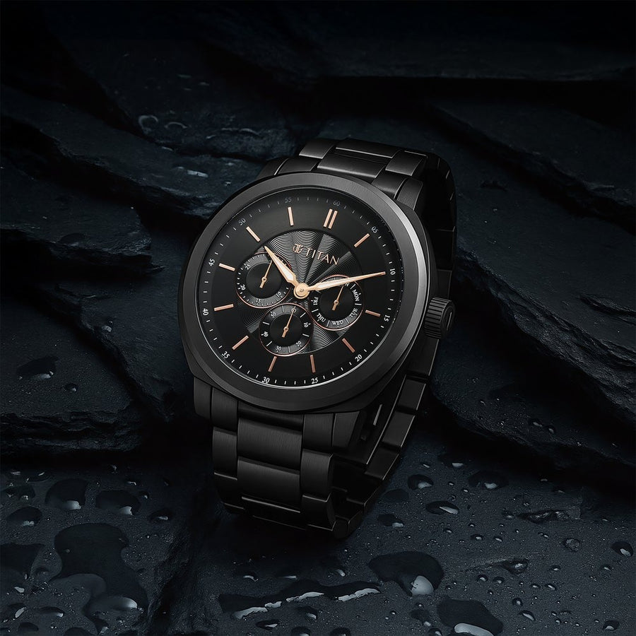 90213NM01 Regalia Arc Men Multifunction Quartz Watch 44mm