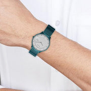 1843QM08 Edge Murals Men 2 Hands Quartz Watch 38mm