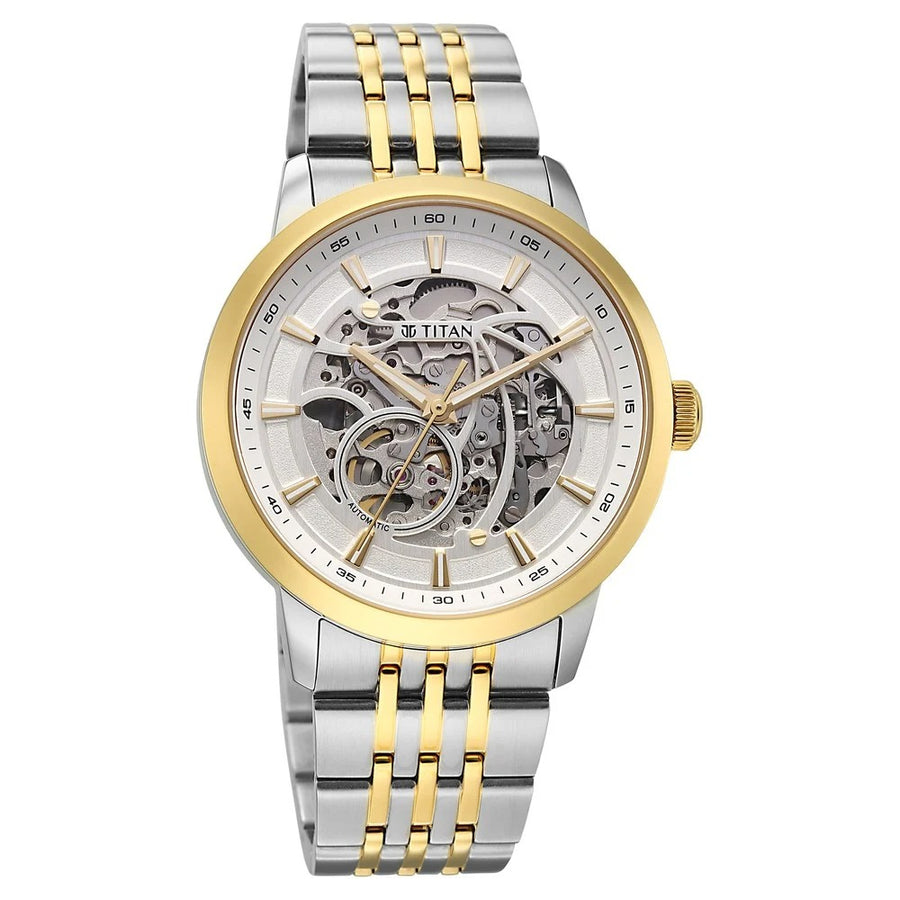 90223BM01 Phoenix Skeletal Men 3 Hands Automatic Watch 43mm