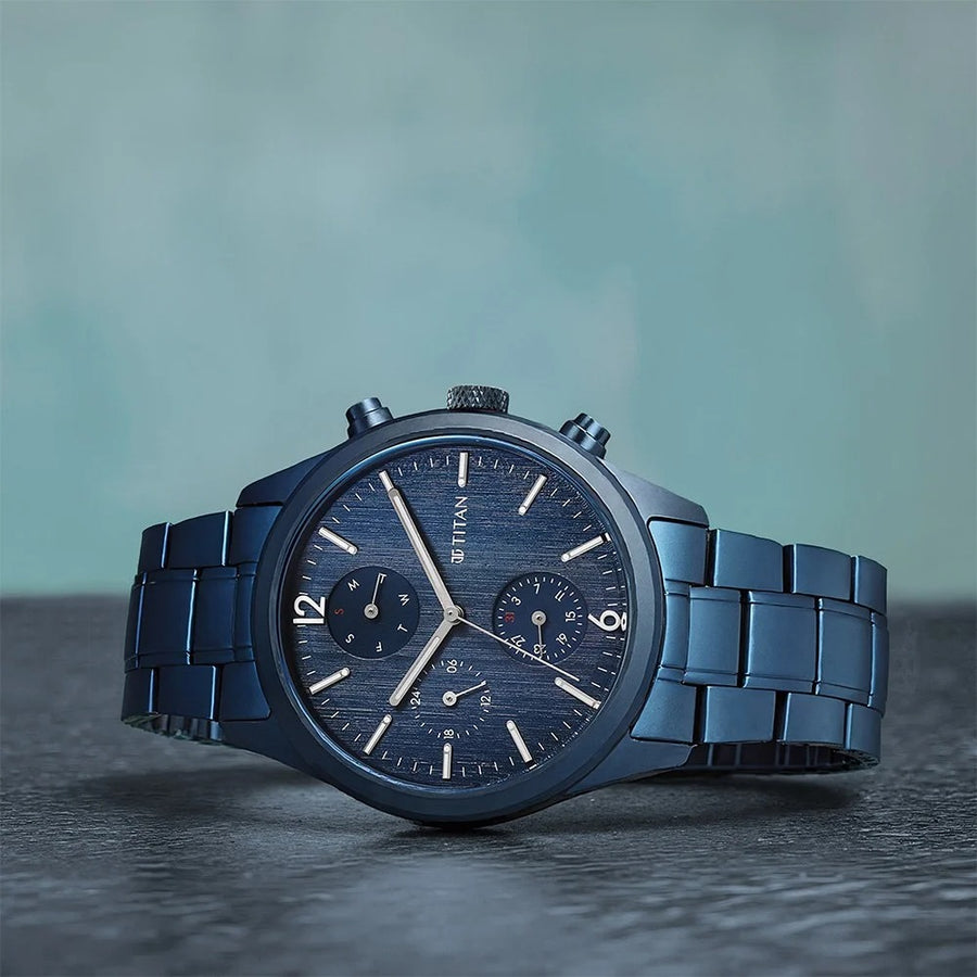 1805QM07 Neo Splash Men Multifunction Quartz Watch 42mm