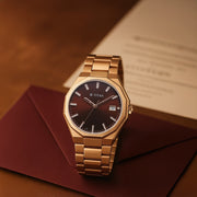 90212WM01 Regalia Dodecagon Men 3 Hands w/ Date Quartz Watch 40mm