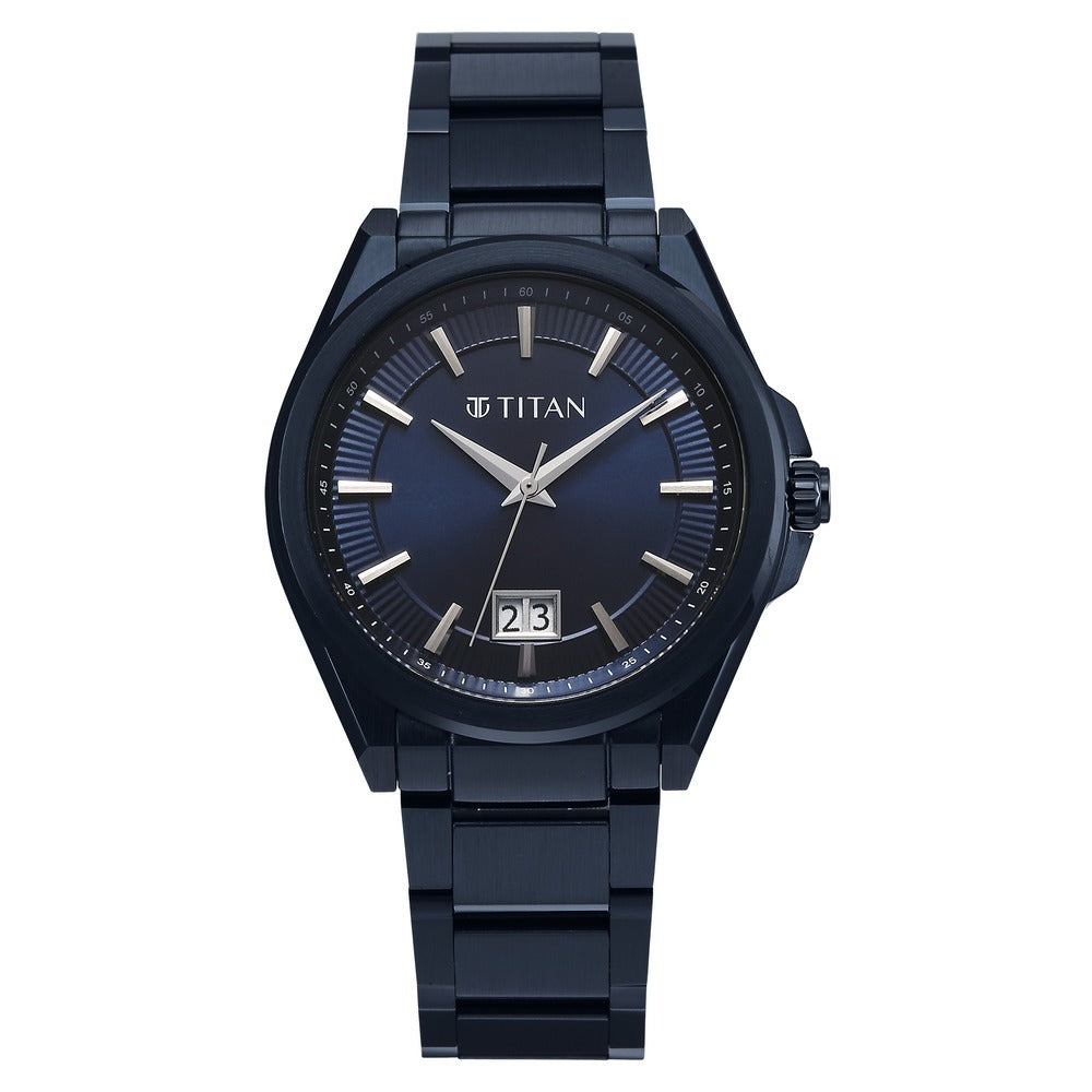 90219QM04 Classique Big Date Men 3 Hands w/ Date Quartz Watch 40mm