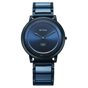 1878KD04 Edge Fusion Men 2 Hands Quartz Watch 41mm