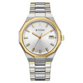 90212BM01 Regalia Dodecagon Men 3 Hands w/ Date Quartz Watch 40mm