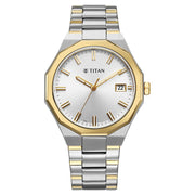 90212BM01 Regalia Dodecagon Men 3 Hands w/ Date Quartz Watch 40mm