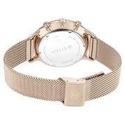 90134WM01 Light Leathers Men Multifunction Quartz Watch 42mm