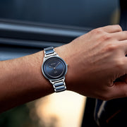 1878KD02 Edge Fusion Men 2 Hands Quartz Watch 41mm
