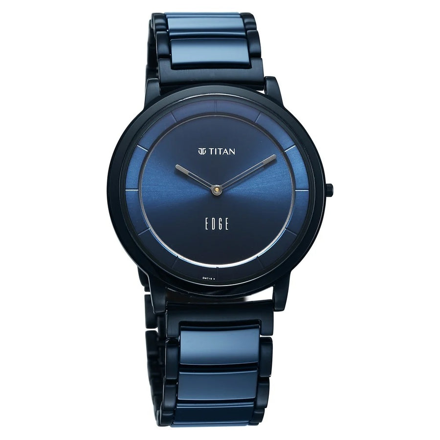 Titan 1878KD04 Edge Fusion Men 2 Hands Quartz Watch 41mm