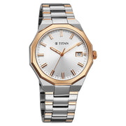 90212KM01 Regalia Dodecagon Men 3 Hands w/ Date Quartz Watch 40mm