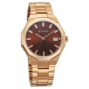 90212WM01 Regalia Dodecagon Men 3 Hands w/ Date Quartz Watch 40mm