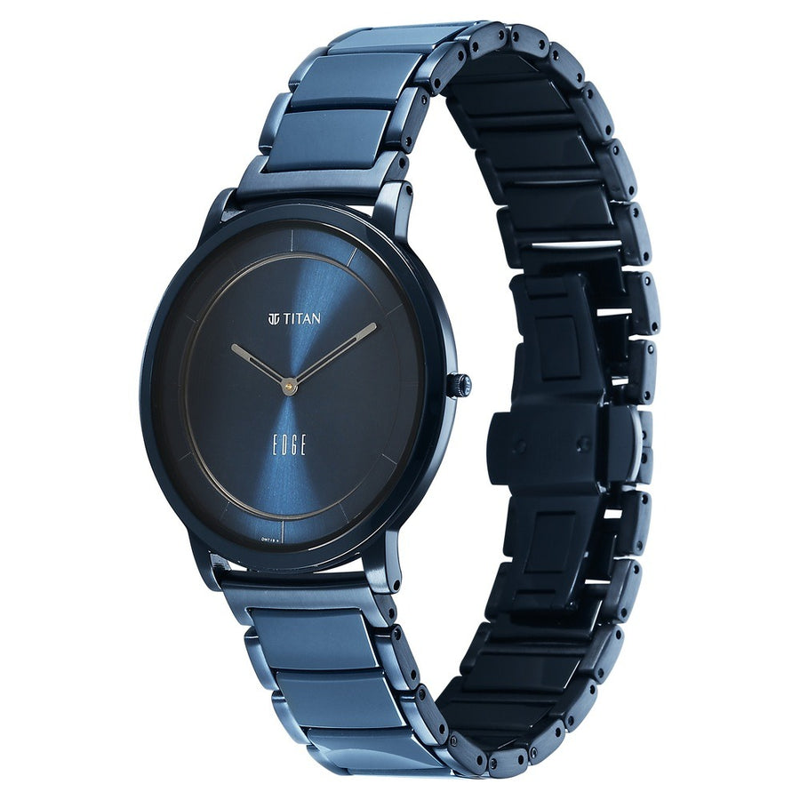 1878KD04 Edge Fusion Men 2 Hands Quartz Watch 41mm