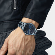 90142QD01 Slim Ceramic Fusion Men Multifunction Quartz Watch 41mm