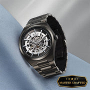 90221QM02 Nexus Skeletal Men 3 Hands Automatic Watch 42mm