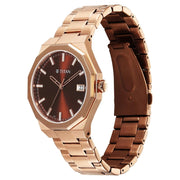 90212WM01 Regalia Dodecagon Men 3 Hands w/ Date Quartz Watch 40mm