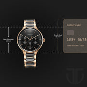 90148KD03 Ceramic Fusion Men Multifunction Quartz Watch 42mm
