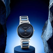 Titan 1878KD02 Edge Fusion Men 2 Hands Quartz Watch 41mm
