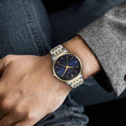 Titan 90202BM01 Elegance Men 3 Hands w/ Date Quartz Watch 40mm