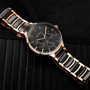 90148KD03 Ceramic Fusion Men Multifunction Quartz Watch 42mm