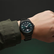 Titan 90219QM01 Classique Big Date Men 3 Hands w/ Date Quartz Watch 40mm