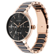Titan 90148KD03 Ceramic Fusion Men Multifunction Quartz Watch 42mm