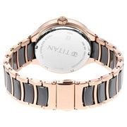 Titan 90148KD03 Ceramic Fusion Men Multifunction Quartz Watch 42mm