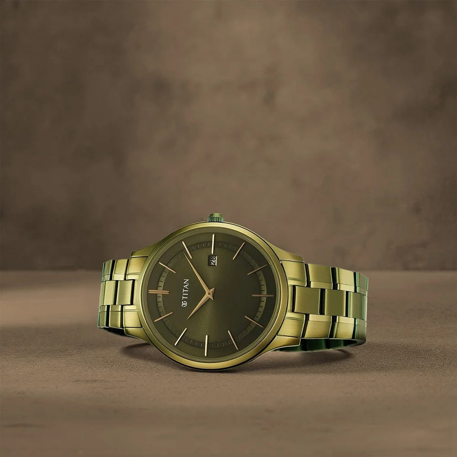 90142QM03 Classique Slimline Men 2 Hands w/ Date Quartz Watch 40mm