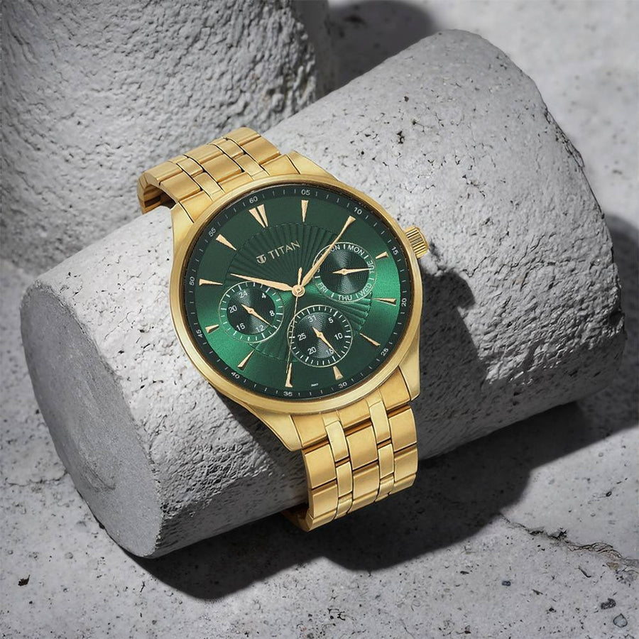 90127YM05 Opulent Men Multifunction Quartz Watch 42mm