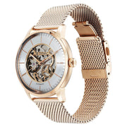 90110WM02 Skeletal Men 3 Hands Automatic Watch 44mm