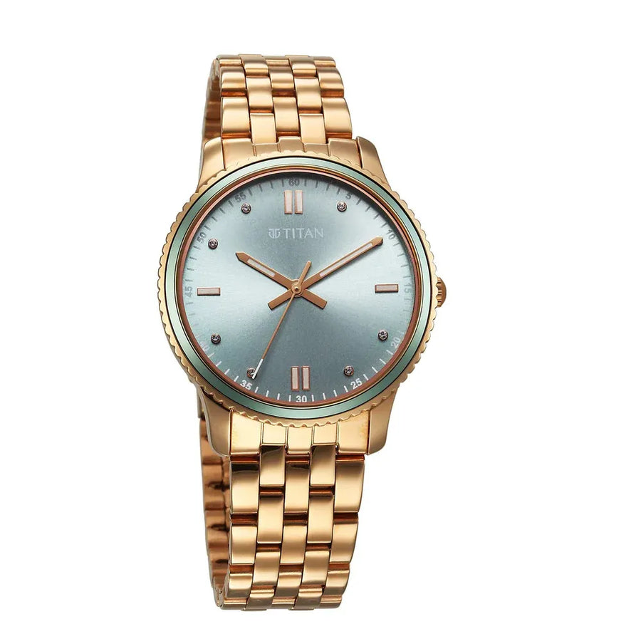 Titan 2766KM01 Purple Sports Fashion Women 3 Hands Quartz Watch 36.50mm