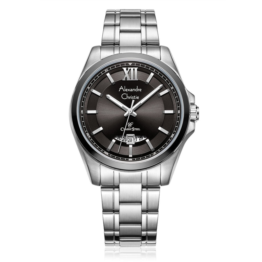 Alexandre Christie 8659MDBSSBA Men's Classic Quartz Watch 41mm