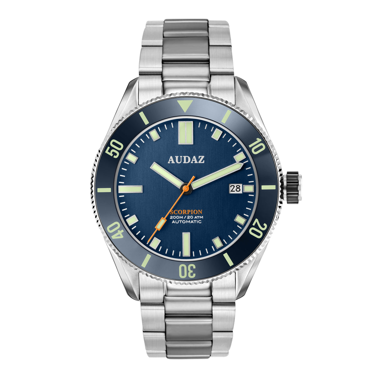 3090-02 SCORPION Men's Automatic Watch 40mm