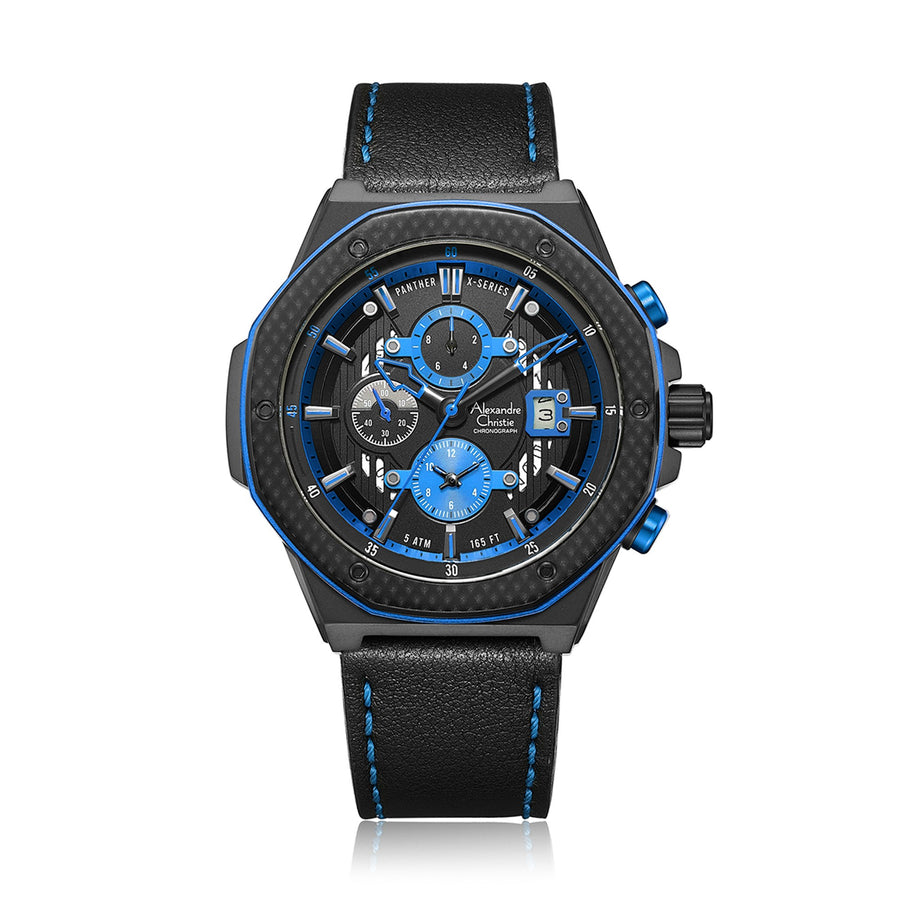 Alexandre Christie 6600MCLIPBABU Men's Chronograph Quartz Watch 45mm