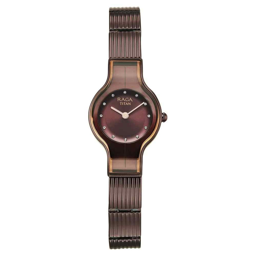 Titan Raga Glimmers 95328QM01F Women's Quartz Watch 22mm