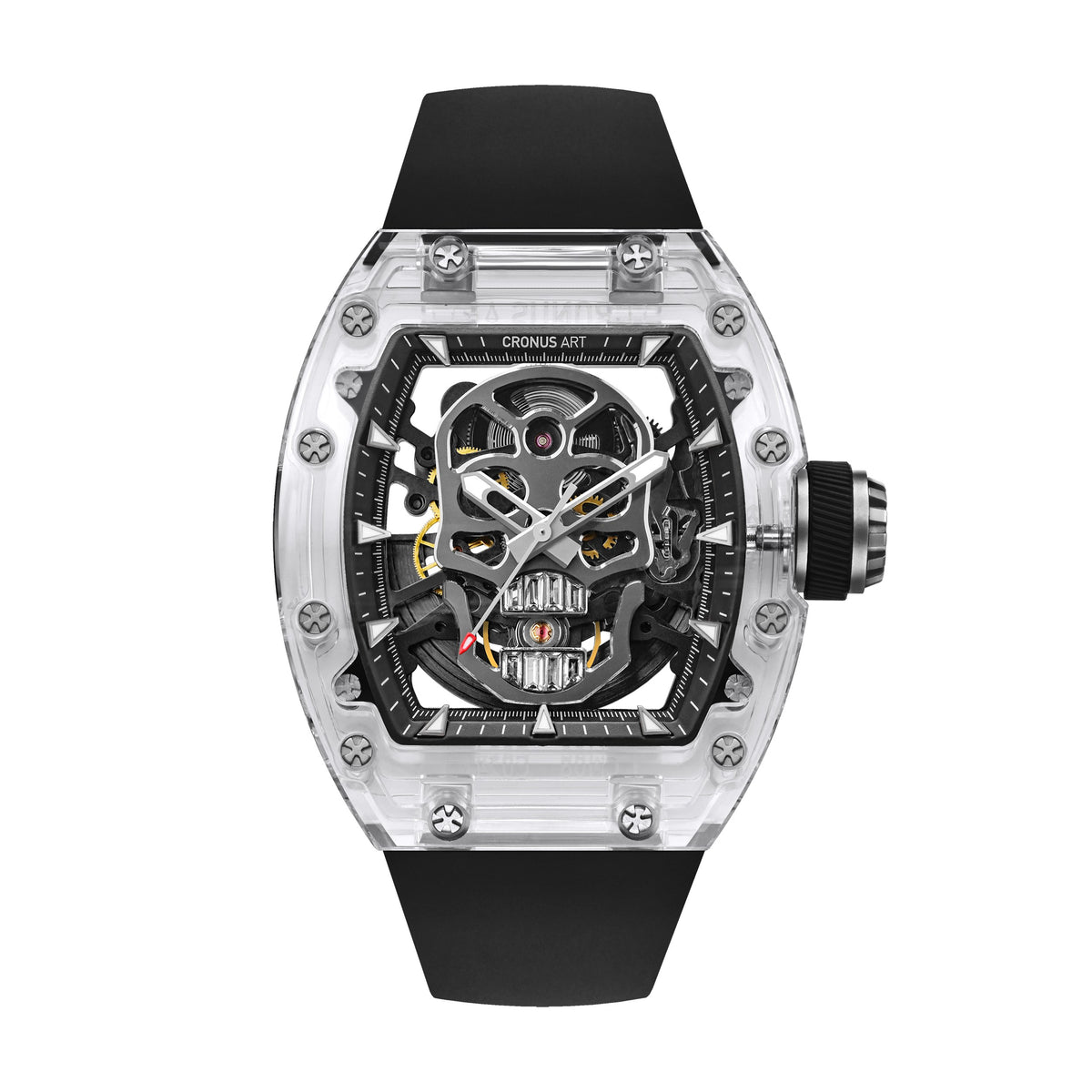 CM08-020 Men's Crystal Case Automatic Watch 31mm