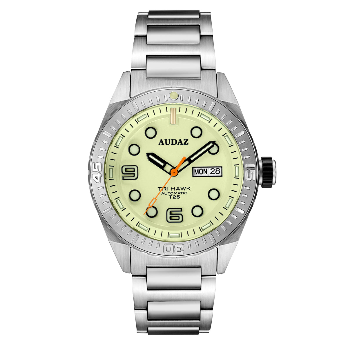 4010-03 TRI-HAWK Men's Automatic Watch 43mm